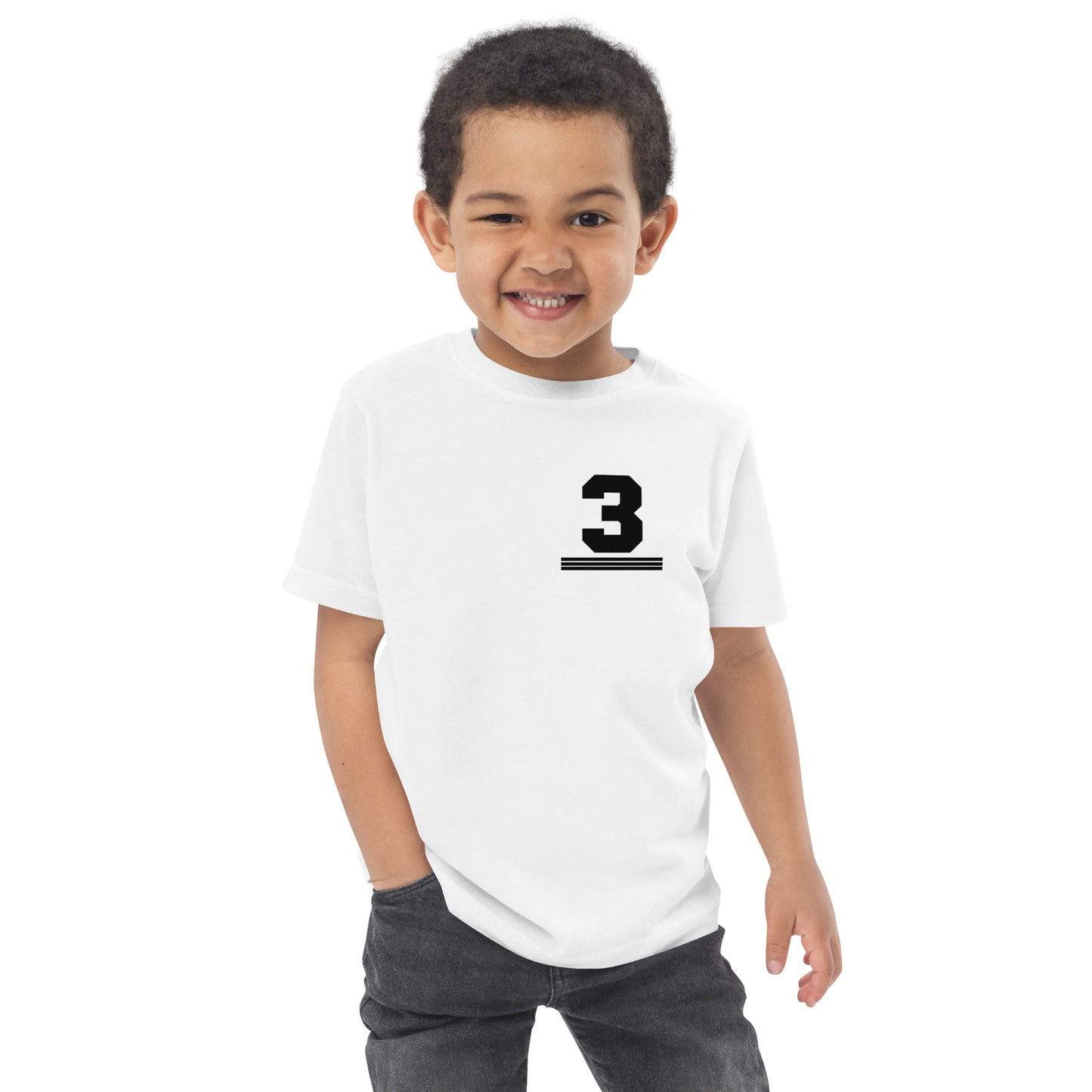 3 Year Old Minimalist Birthday Shirt