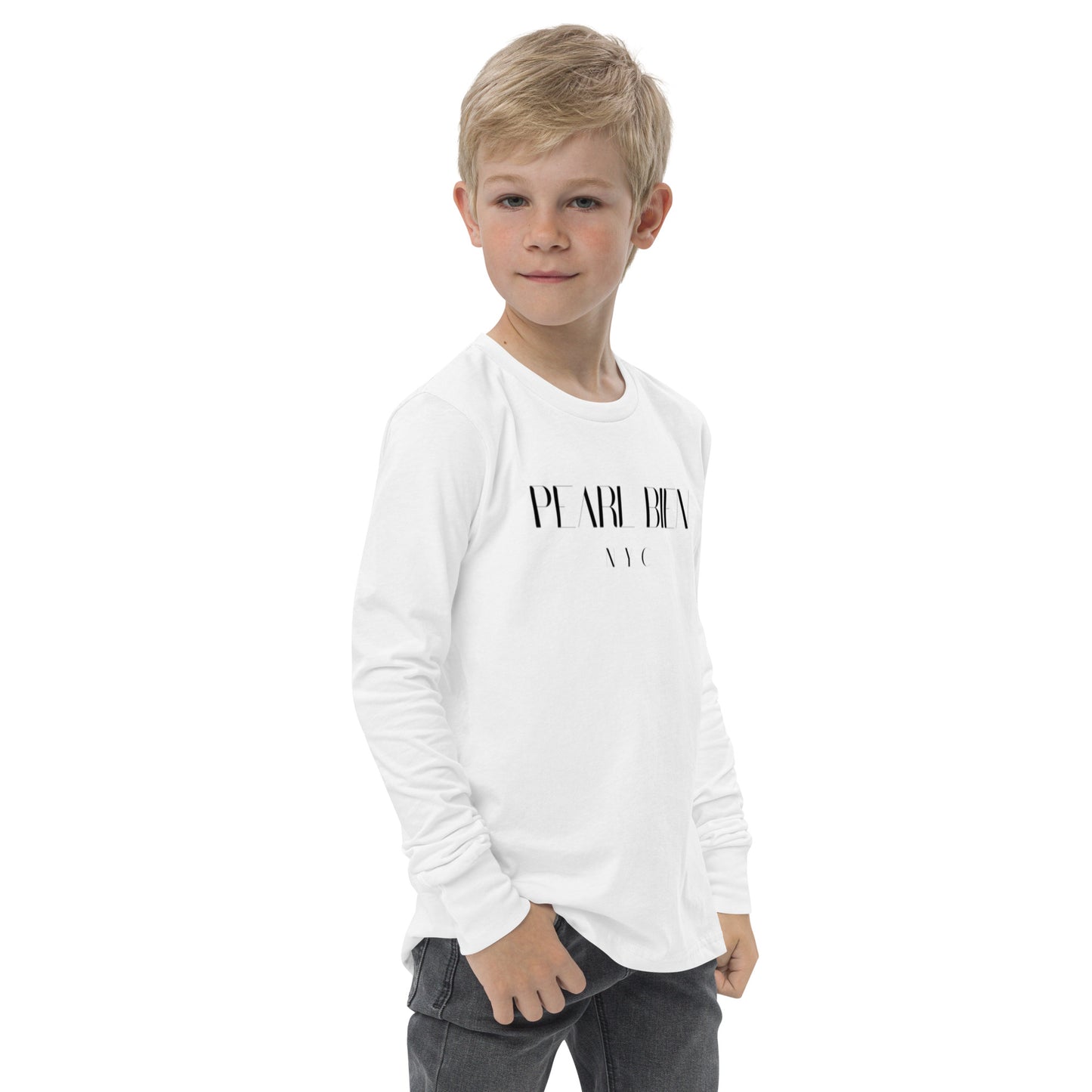 Pearl Bien Kids Long Sleeve Logo T